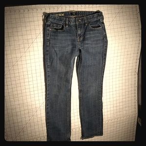 J. Crew Matchstick Whiskers Indigo Dye Denim Cotton Blend Blue Jeans Women 27 s